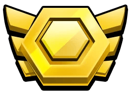 Official golden Awesome Medal event emblem