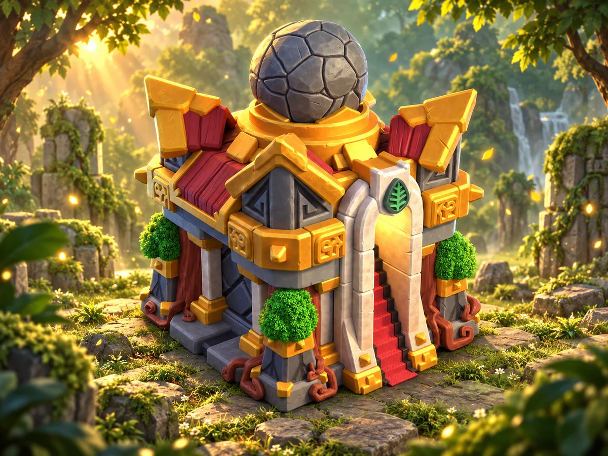Town Hall 16 placeholder artwork, not a playable base layout