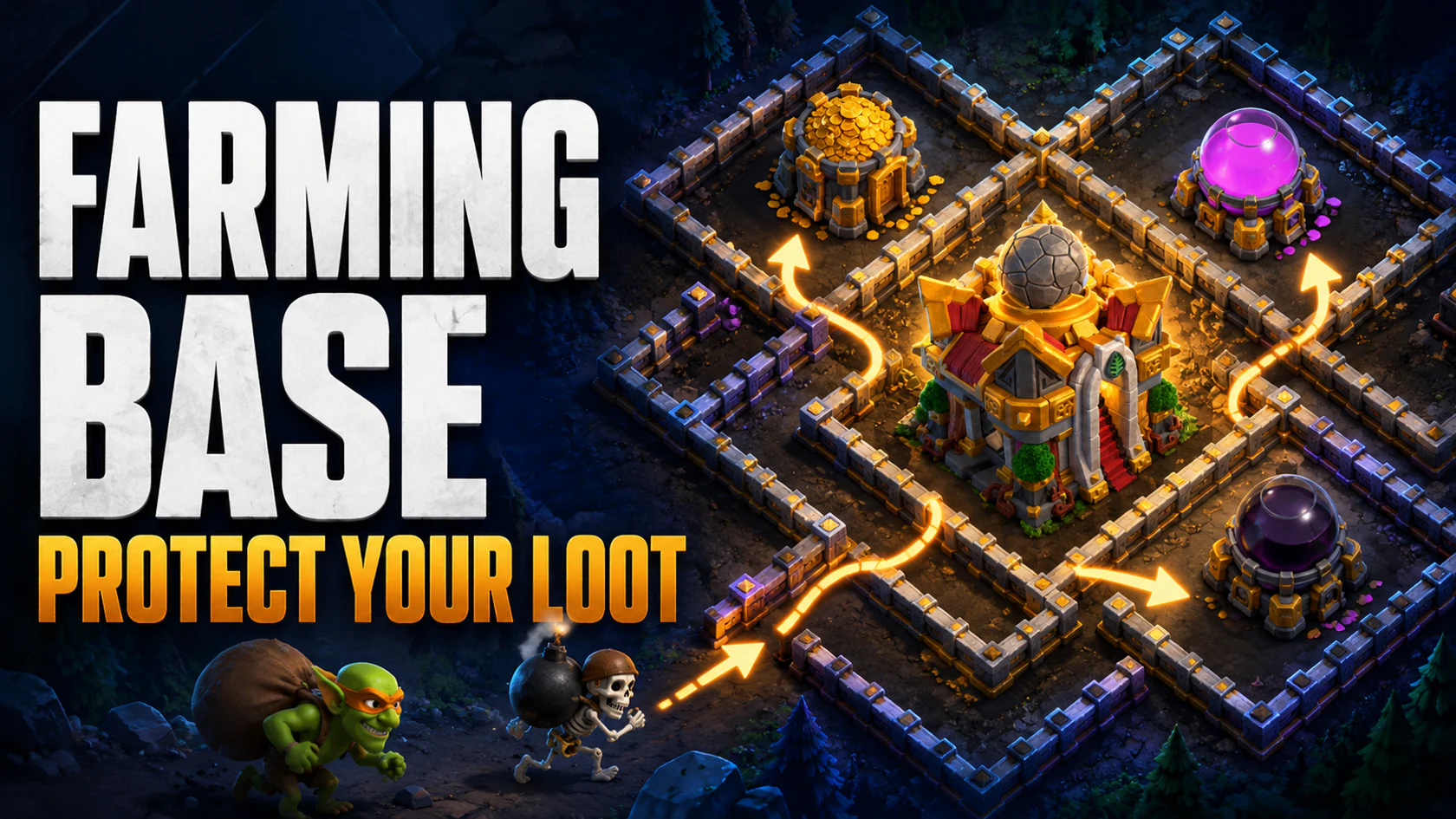 Clash of Clans Farming Base Layout Guide: Protect More Loot